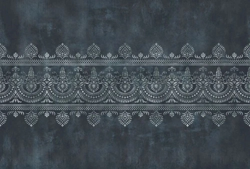 в стиле прованс, узор кружево, на темном фоне, черные