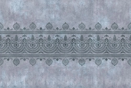 в стиле прованс, узор кружево, серая