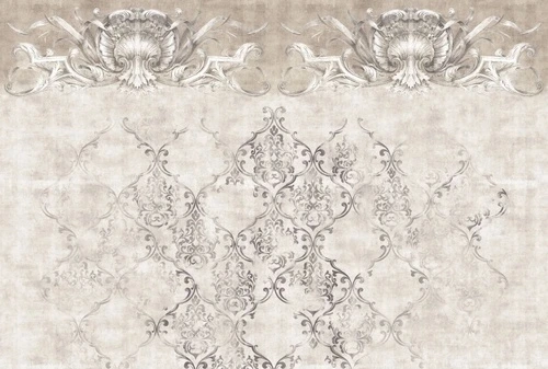 в стиле прованс, бежевые, светло коричневые, узор