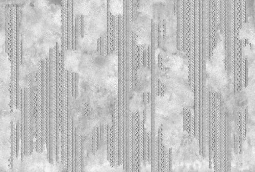 в стиле прованс, светло серая, вертикальные узоры