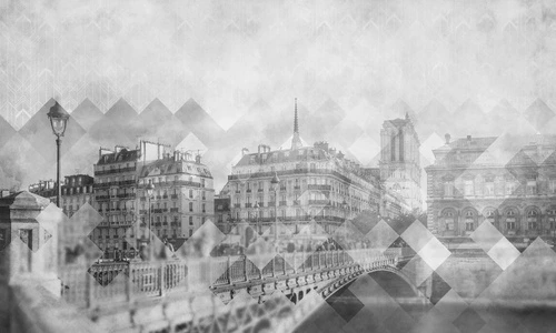 в стиле прованс, улочки, черно-белые, город, винтаж