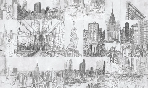 в стиле прованс, достопримечательности, черно-белые