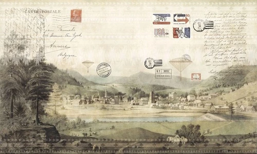 в стиле прованс, винтаж, бежевые, марки