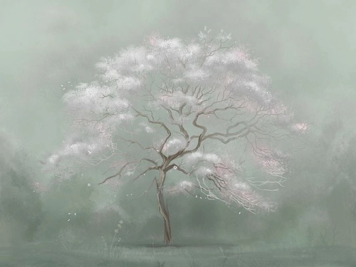 в загородный дом, дерево, серо-зеленое, белые