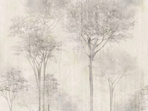 бежевые, деревья, графика, современные