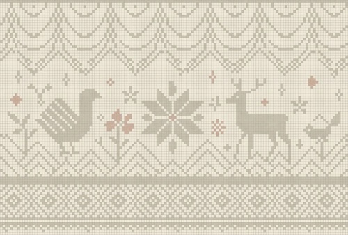 в загородный дом, олень, курица, светло бежевые