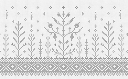 в загородный дом, орнамент, дерево, серая