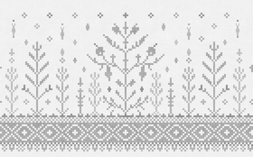 в загородный дом, орнамент, дерево, серая