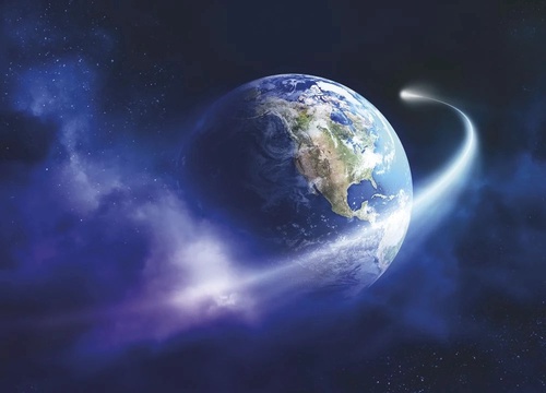 в детскую комнату, космос, синяя