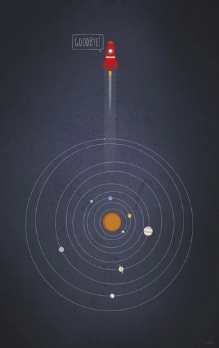 в детскую комнату, космос, планеты, солнечная система