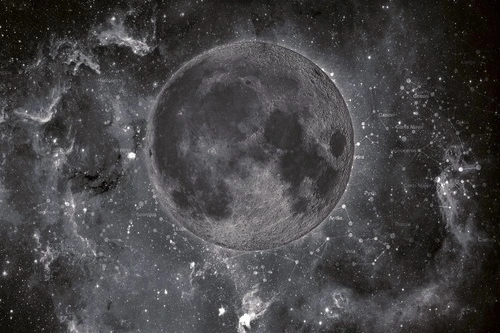 в детскую комнату, космос, земля, темно серая, серые