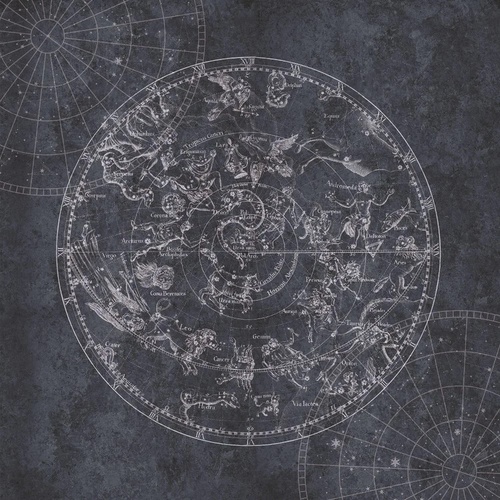 в детскую комнату, космос, серые, земля, созвездия