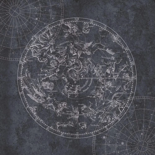 в детскую комнату, космос, серые, земля, созвездия