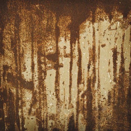 лофт, ржавчина на стене