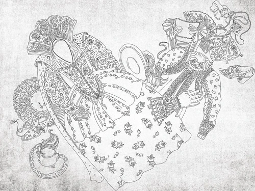 лофт, бежевые, графика, костюмы, рисунок