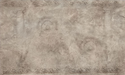 лофт, под штукатурку, коричневая, рисунок