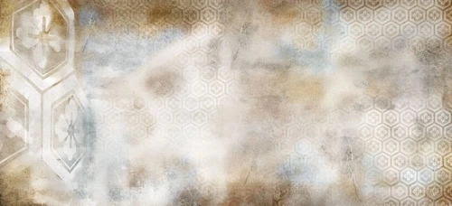 лофт, бело-бежевая, с узором