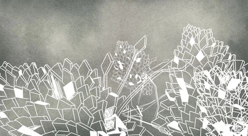 лофт, серая, белая графика