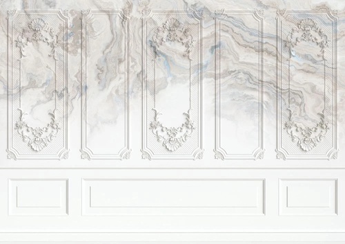 лофт, под мрамор, белые, серая графика