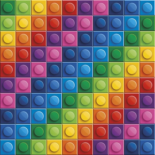 в детскую комнату, мозаика, разноцветная