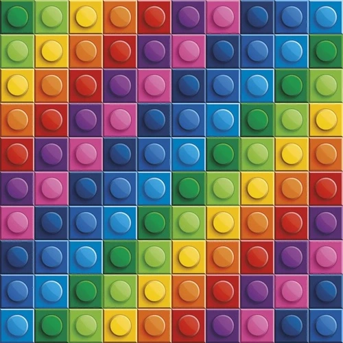 в детскую комнату, мозаика, разноцветная