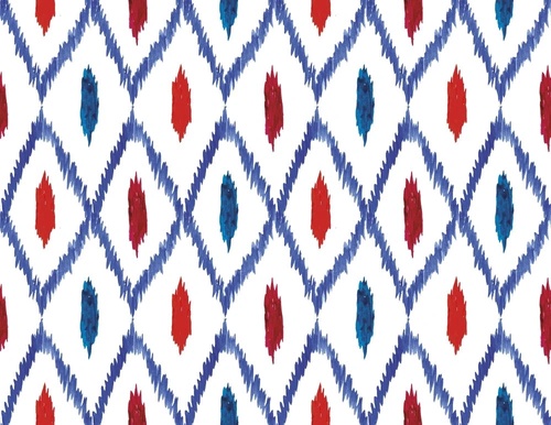 в детскую комнату, узор, красно-синий