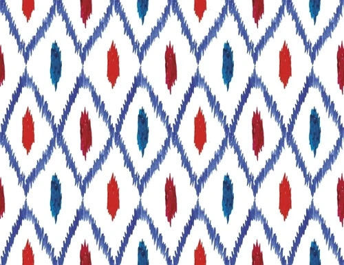 в детскую комнату, узор, красно-синий