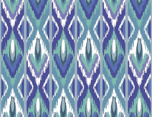 в детскую комнату, узор, зелено-синий