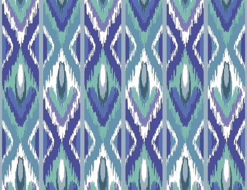в детскую комнату, узор, зелено-синий