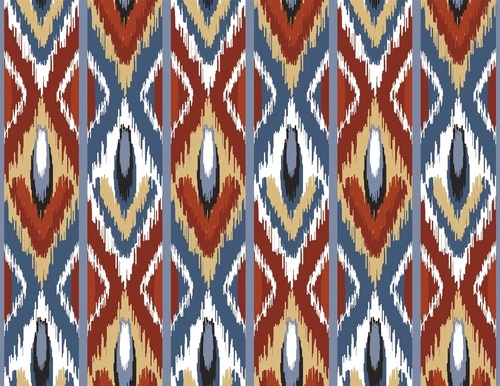 в детскую комнату, узор, сине-красный