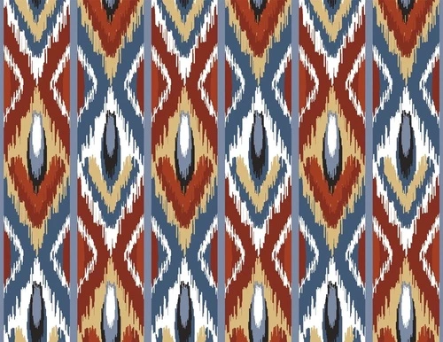 в детскую комнату, узор, сине-красный