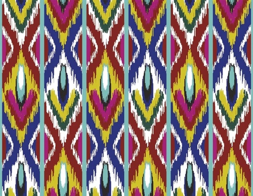 в детскую комнату, узор, красно-бирюзовый, фиолетовый