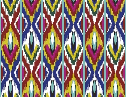 в детскую комнату, узор, красно-бирюзовый, фиолетовый