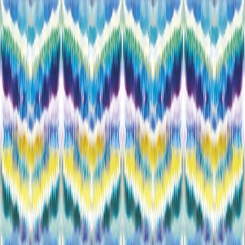 в загородный дом, узор, желто-голубой