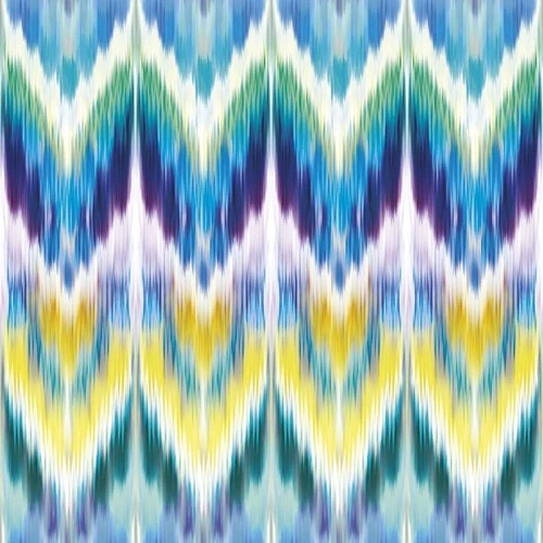 в загородный дом, узор, желто-голубой