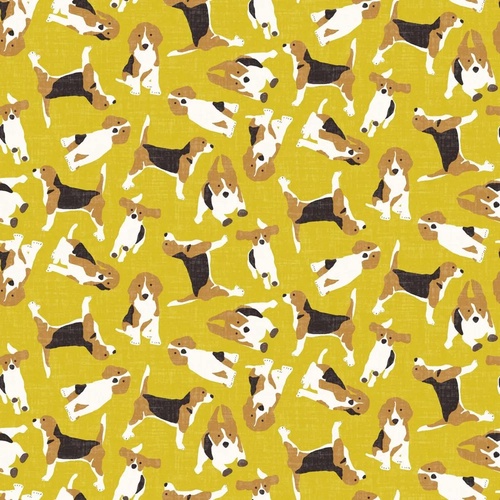 в загородный дом, песики, собачки, горчичного цвета