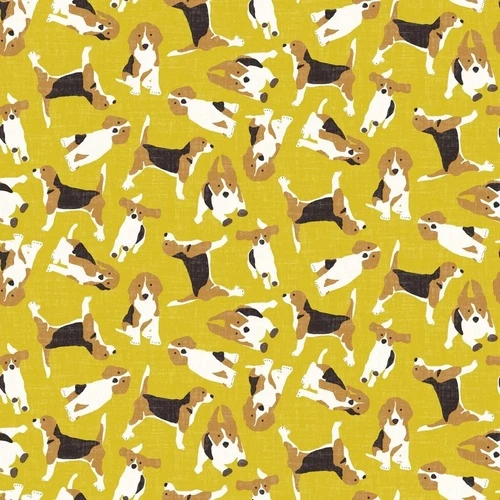 в загородный дом, песики, собачки, горчичного цвета