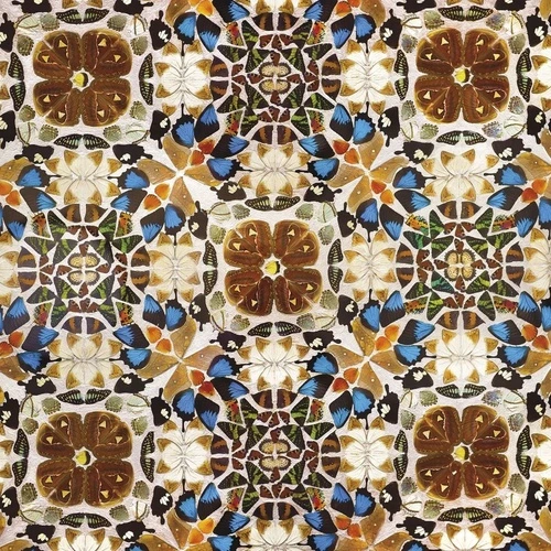 в ванную комнату, узор, сине-коричневый