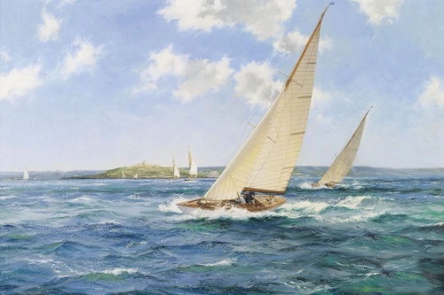 в детскую комнату, парусник, парусная регата