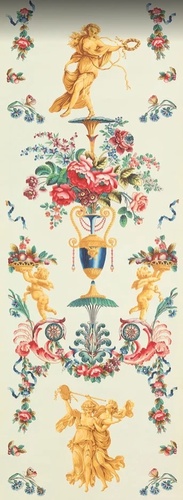 классика, графика, цветная, панели, вертикальные, узкие, желтая