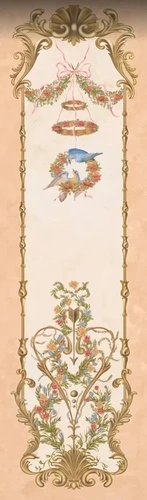 классика, панели, вертикальные, бежевые