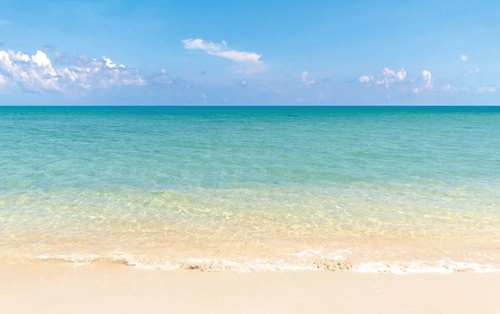 пейзаж, морской, море, песок, берег, бирюзовая