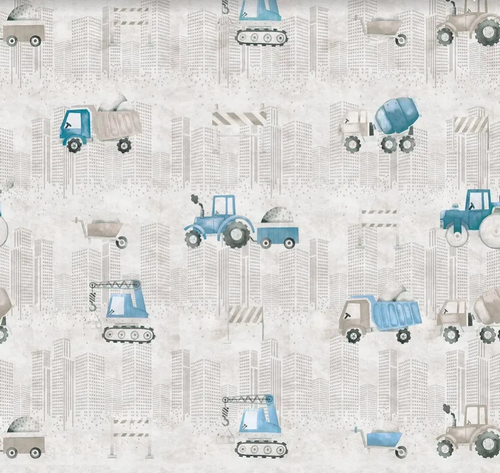 в детскую комнату, машинки, трактор