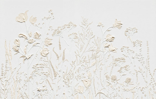 3д, графика, цветы, полевые цветы, светло бежевая