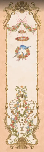 графика, узор, бежевые, узкие, вертикальные, панели