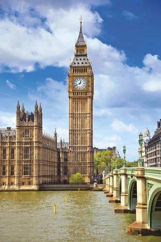 улочки, город, биг бэн, лондон