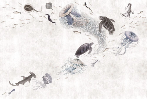 в детскую комнату, медузы