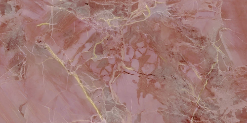 в ванную комнату, под мрамор, серо-розовая, с желтыми линиями