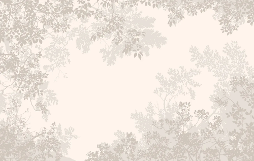 графика, бежевые, ветки, листья, листья на стену, с ветками, с ветками деревьев, листья ветки