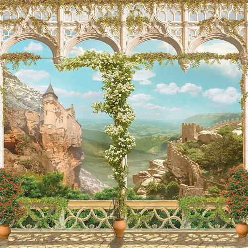 арка, пейзаж
